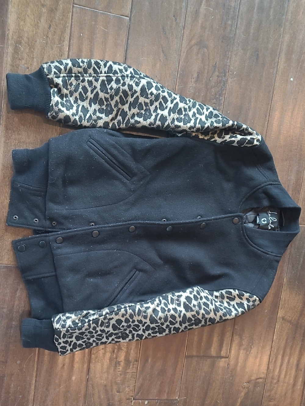 Talula Black Quilted-Look Jacket